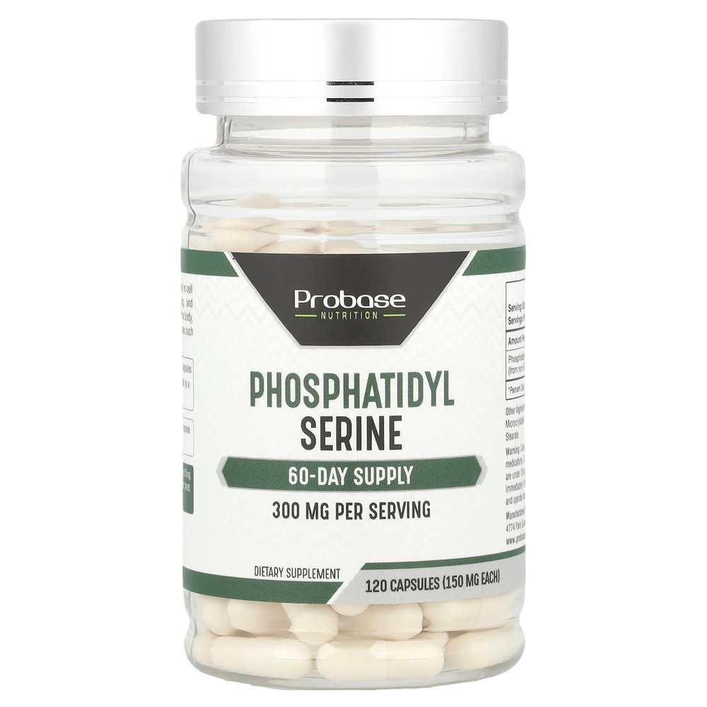 Probase Nutrition, Фосфатидилсерин, 120 капсул (150 мг на капсулу)