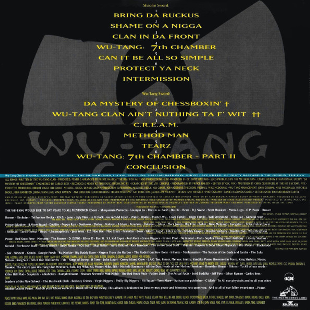 Wu-Tang Clan / Enter The Wu-Tang (36 Chambers)(LP)