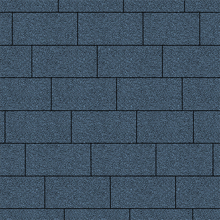 Тротуарная плитка ПРЯМОУГОЛЬНИК 300х150 мм - Гранит Синий