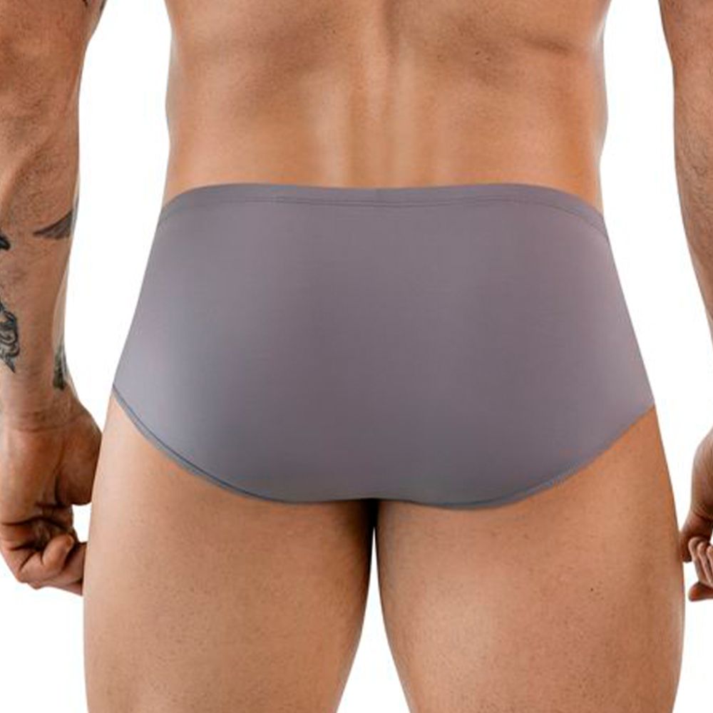 Мужские трусы брифы серые Clever Moda AUDAZ BRIEF 187012