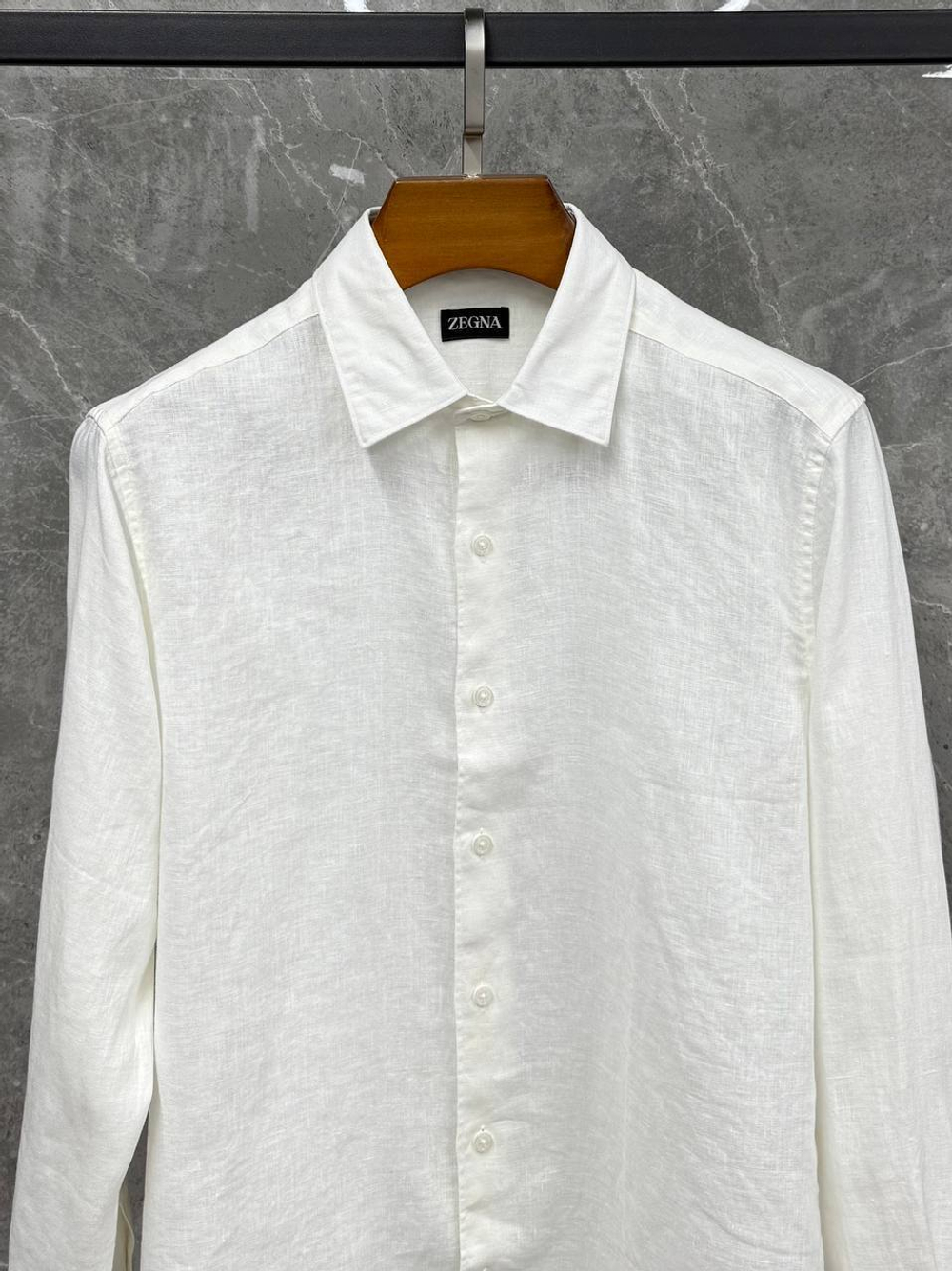 Льняная рубашка Zegna