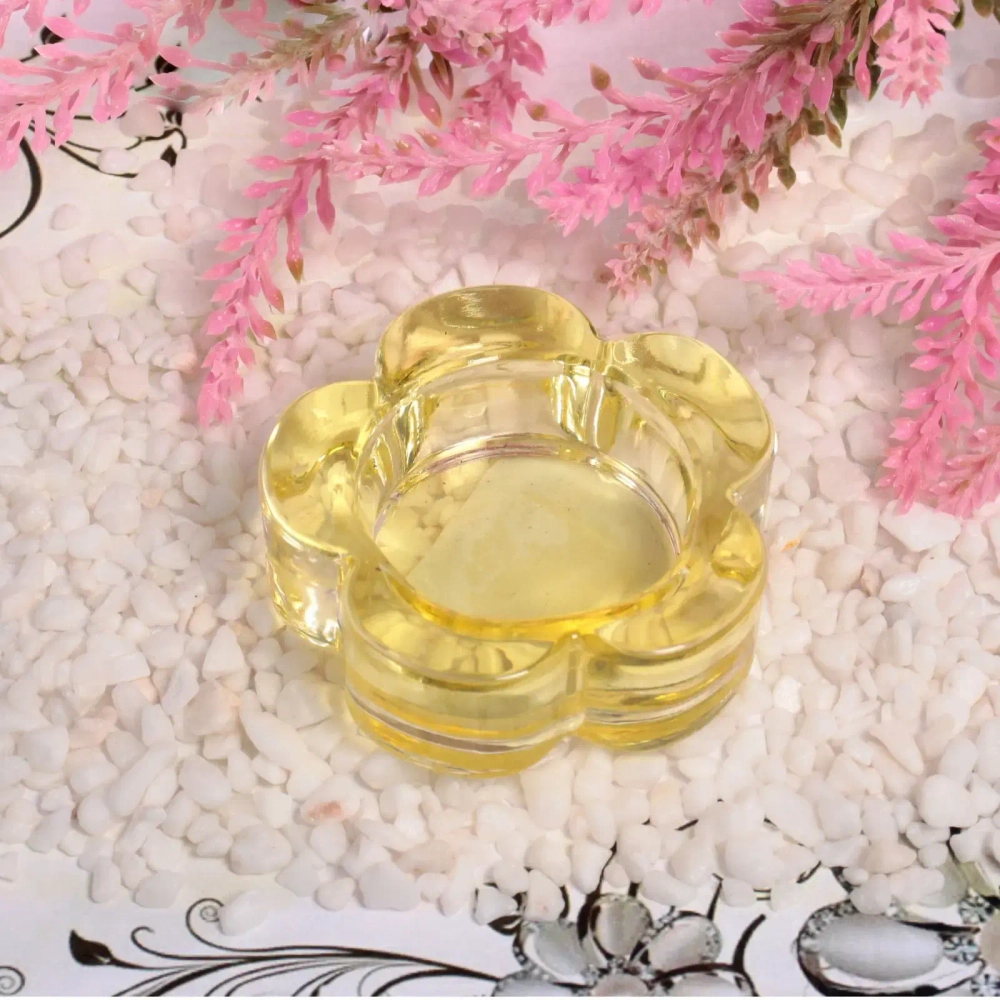 Подсвечник «Tea-цветок» 6,5*2,5см цвет желтый