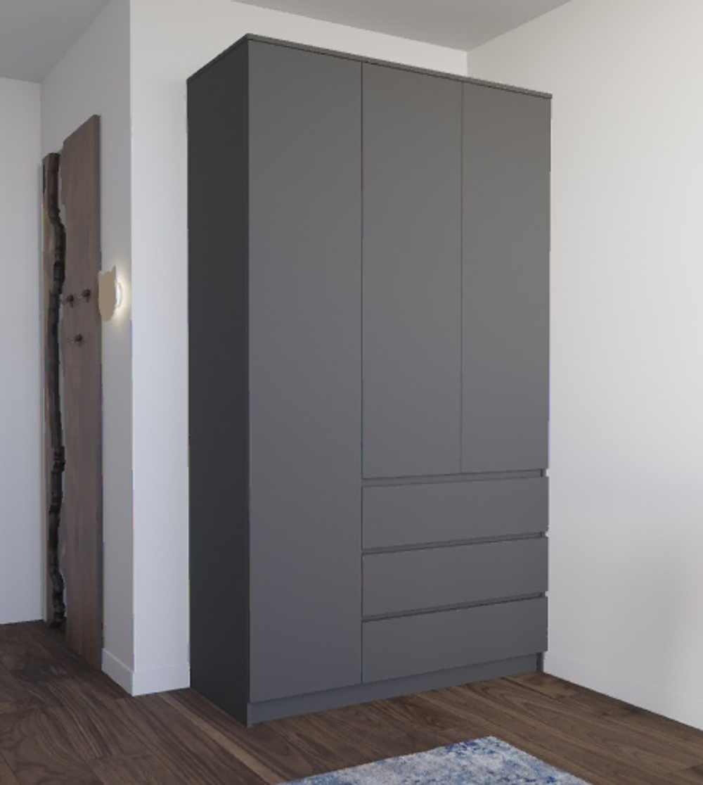 Шкаф Мори МШ 1200.1 Графит