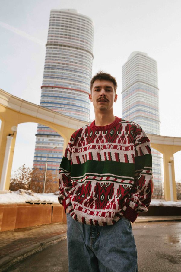 Свитер So What? Красный - фото 7