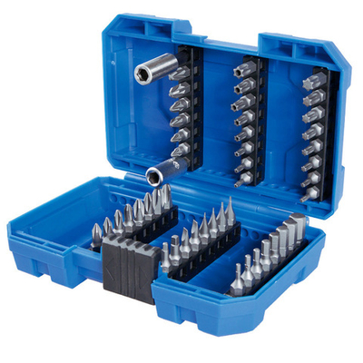 KING TONY (1049CQ) Набор вставок (бит) 1/4", HEX, TORX, SQUARE, Phillips, Pozidriv, Slotted, 49 предметов