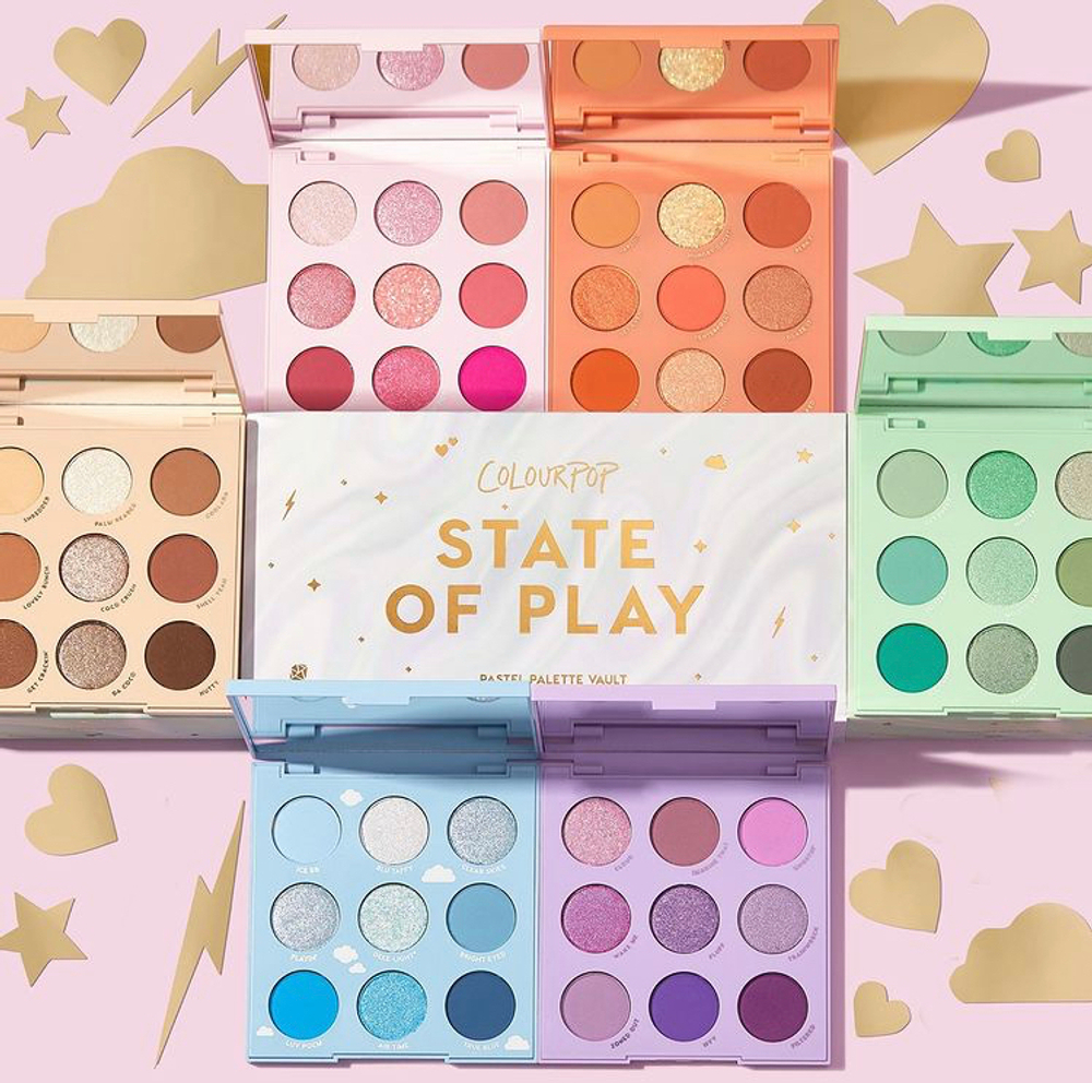 ColourPop State Of Play shadow palette vault