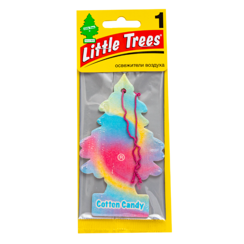 LITTLE TREES  Ароматизатор ёлочка "Сладкая вата" (Cotton Candy)