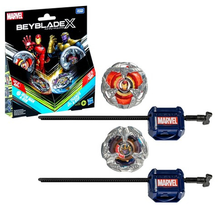 Игровой набор Hasbro Beyblade X Marvel Iron Man G0287 vs Thanos G0287