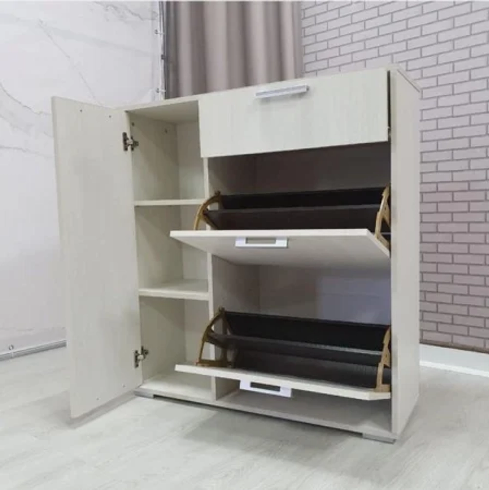 Дели-4 обувница Дуб анкор светлый / Дуб анкор светлый