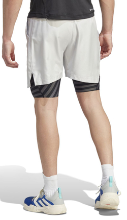 Теннисные шорты Adidas 2n1 Short Pro - grey one/grey one