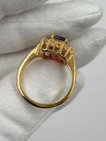 Кольцо с кристаллами