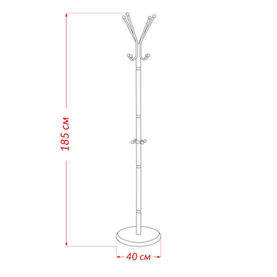Вешалка напольная Leset Галант-1