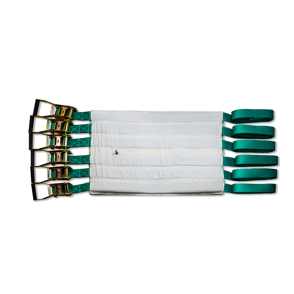 Плоская пневмоподушка в чехле с ремнями 800х500 мм