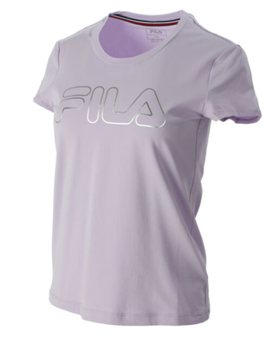 Женская футболка теннисная Fila T-Shirt "Reni" W - поясtel lilac