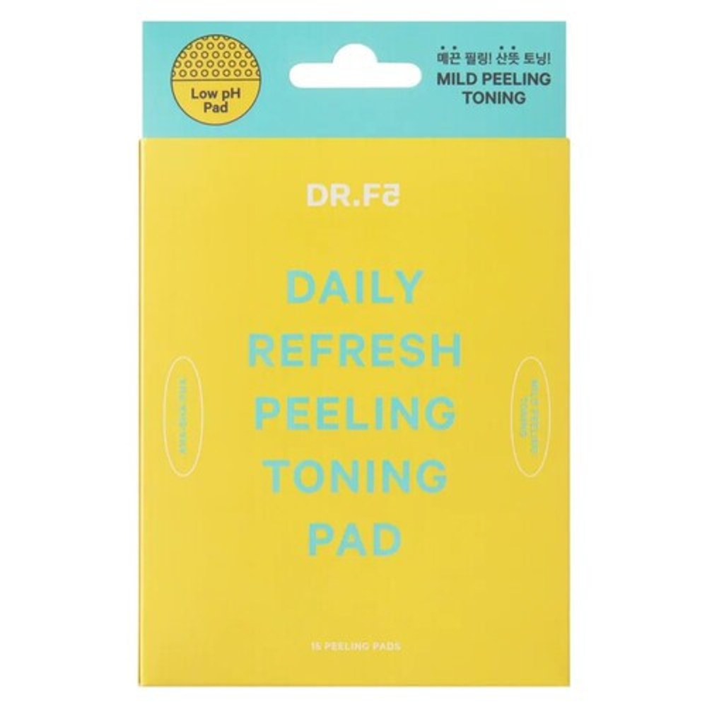 Пэды тонизирующие для глубокого очищения Dr.F5 Daily Refresh Peeling Toning Pad, 3 г