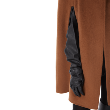 Перчатки трансфмормер из натуральной кожи утепленные