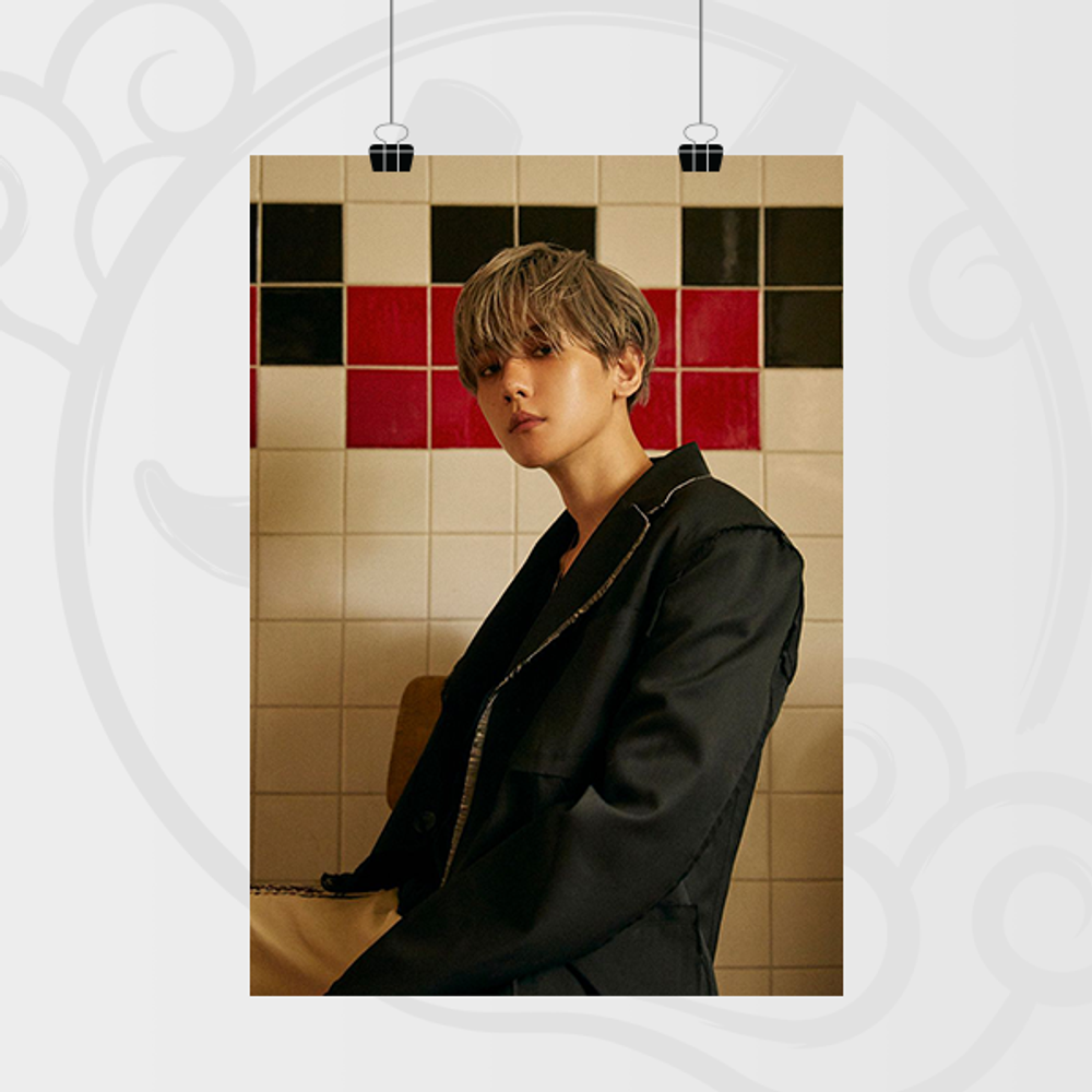 Постер А4 - BAEKHYUN (EXO) - City Lights