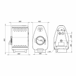 Печь длительного горения Stoker NAUTILUS 270 AQUA