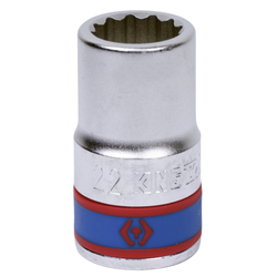 Головка торцевая стандартная двенадцатигранная 3/4&quot;, 22 мм KING TONY 633022M