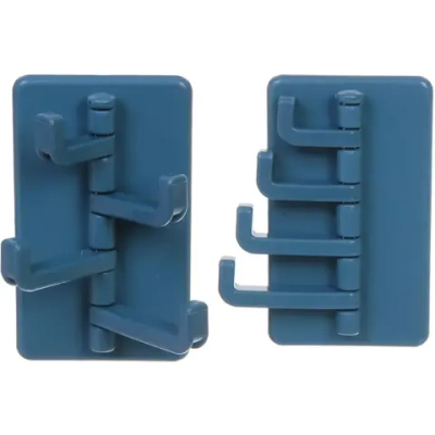 Крючок настенный многофункциональный на липкой основе «ИДЕЯДОМА», цвет лазурный синий, нагрузка 3кг/9*5,5см (пакет с подвесом)