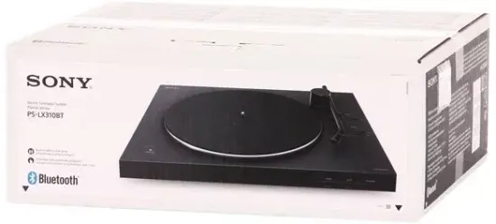Виниловый проигрыватель Sony PS-LX310BT Black