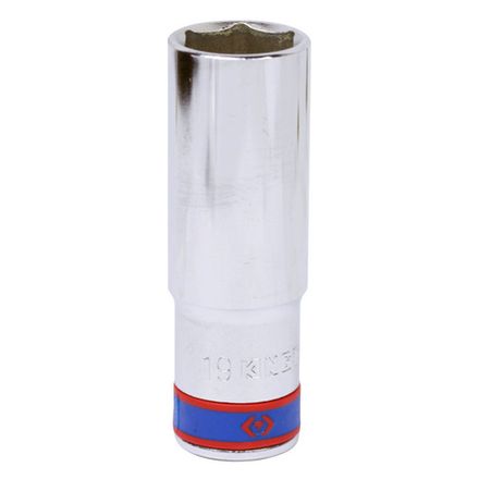 Цена на KING TONY (423519M) Головка торцевая глубокая шестигранная 1/2", 19 мм