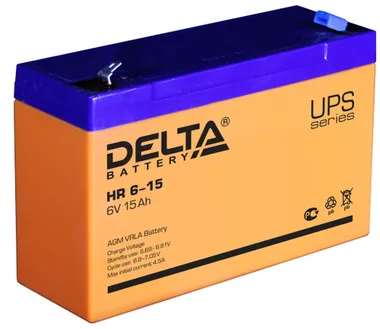 Аккумуляторы Delta HR 6-15 - изображение 1 Аккумуляторы Delta HR 6-15 - фото 1