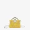 Сумка Fendi Peekaboo Iconic Mini желтый
