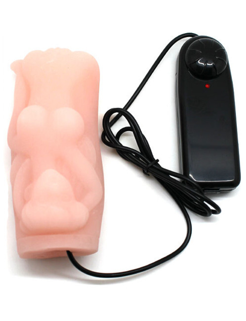 Мастурбатор-девственница ультраскин с вибрацией Quake Hole (Цвет: телесный)