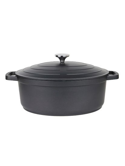 Кастрюля-утятница 6 л. Kamille KM 4464 серия DUBLIN из литого алюминия с антипригарным покрытием