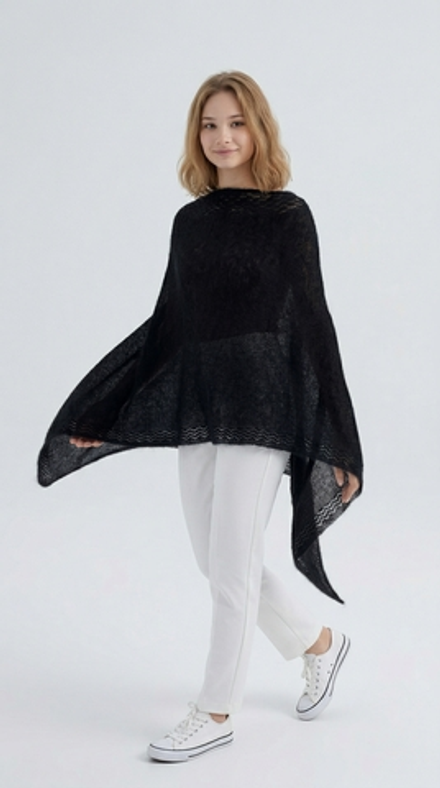 Накидка женская НК005-07 черный