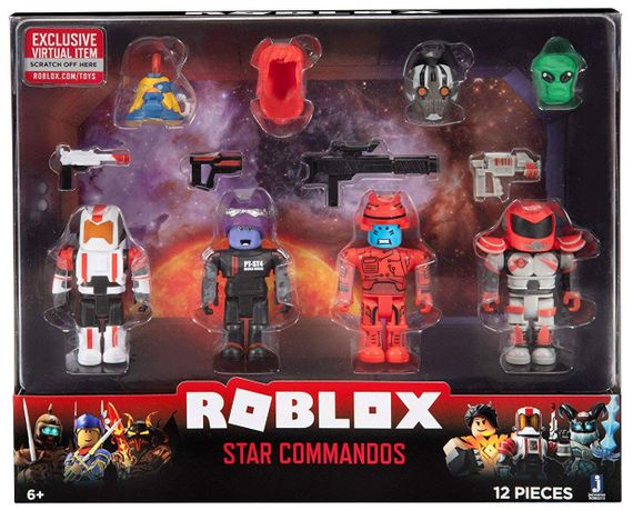 Игровая коллекционная фигурка Jazwares Roblox Mix &amp; Match Set Star Commandos W6