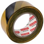 Сигнальная лента, 50мм*200м, желто-черная, Грандмастер