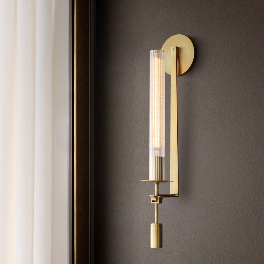 Настенный светильник MT8615-1W antique brass