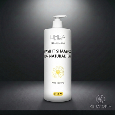 Шампунь Limba Cosmetics WASH IT Shampoo глубокой очистки для натуральных волос