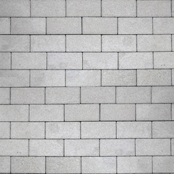 Тротуарная плитка ПРЯМОУГОЛЬНИК 200x100 мм - Гранит Белый