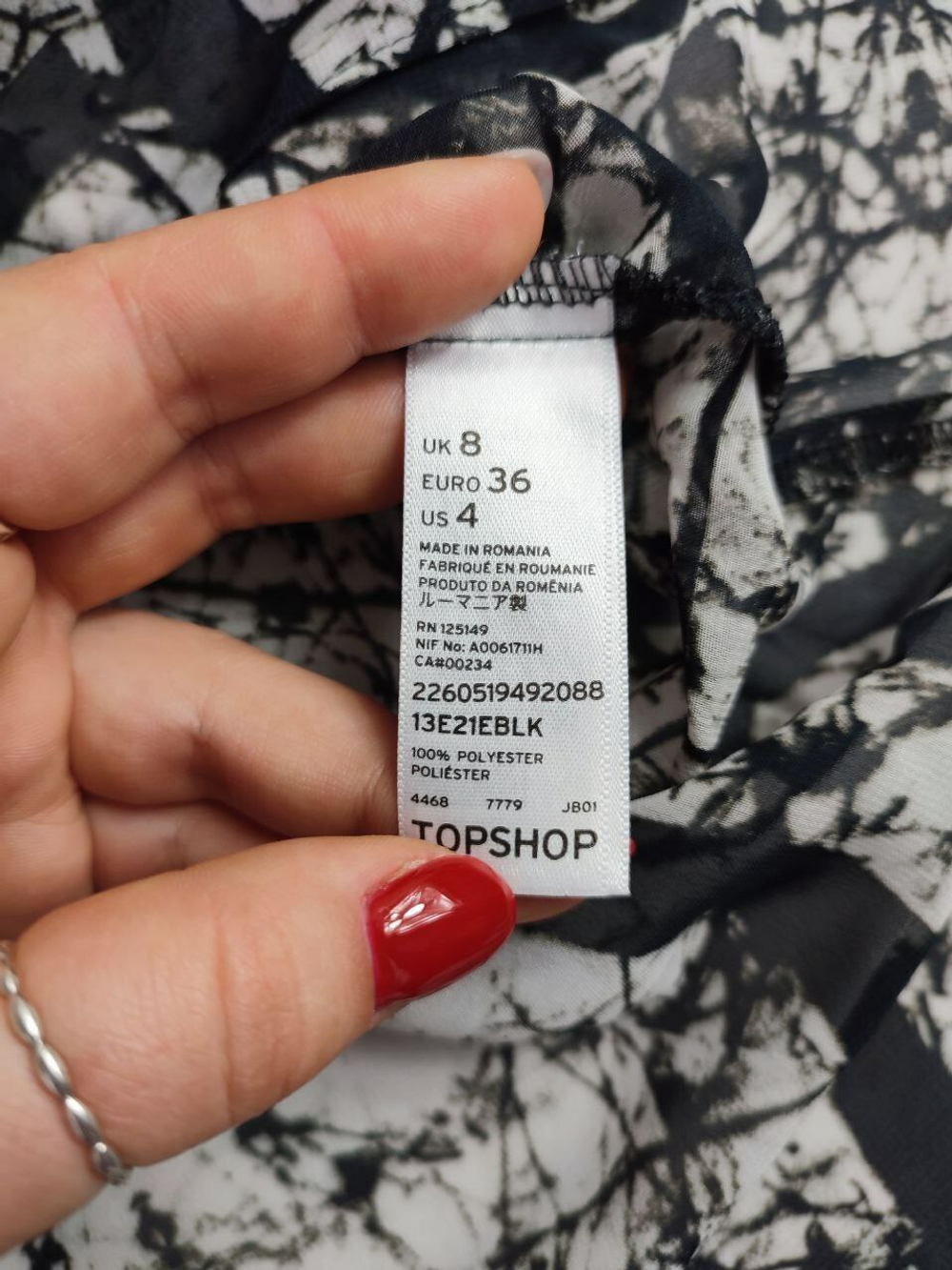 Футболка Topshop необычная 44 размер