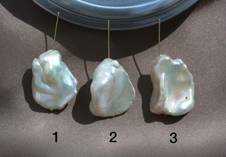 Жемчуг натуральный барочный, бусина 24-25мм (1шт)