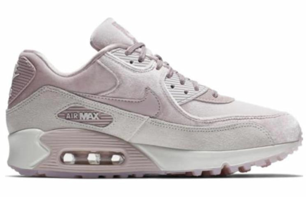 Кроссовки Nike Air Max 90 Velvet Particle Rose (Женская размерная сетка)
