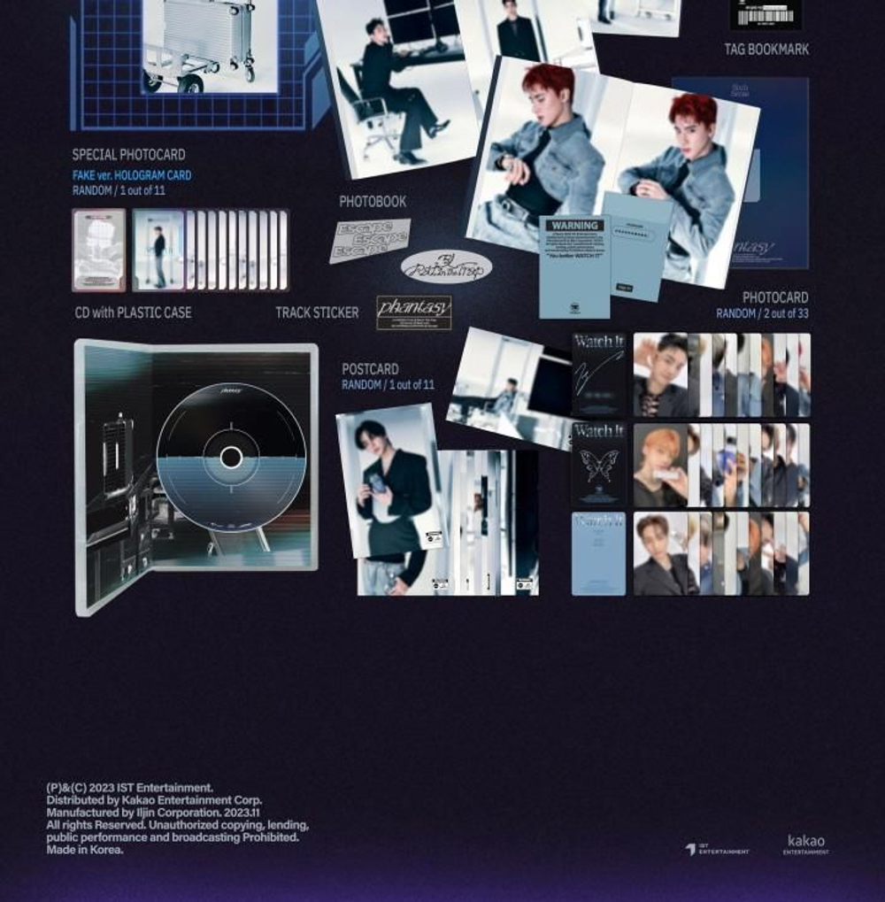 Альбом THE BOYZ - PHANTASY : PT.2 SIXTH SENSE 2nd Album RANDOM Version