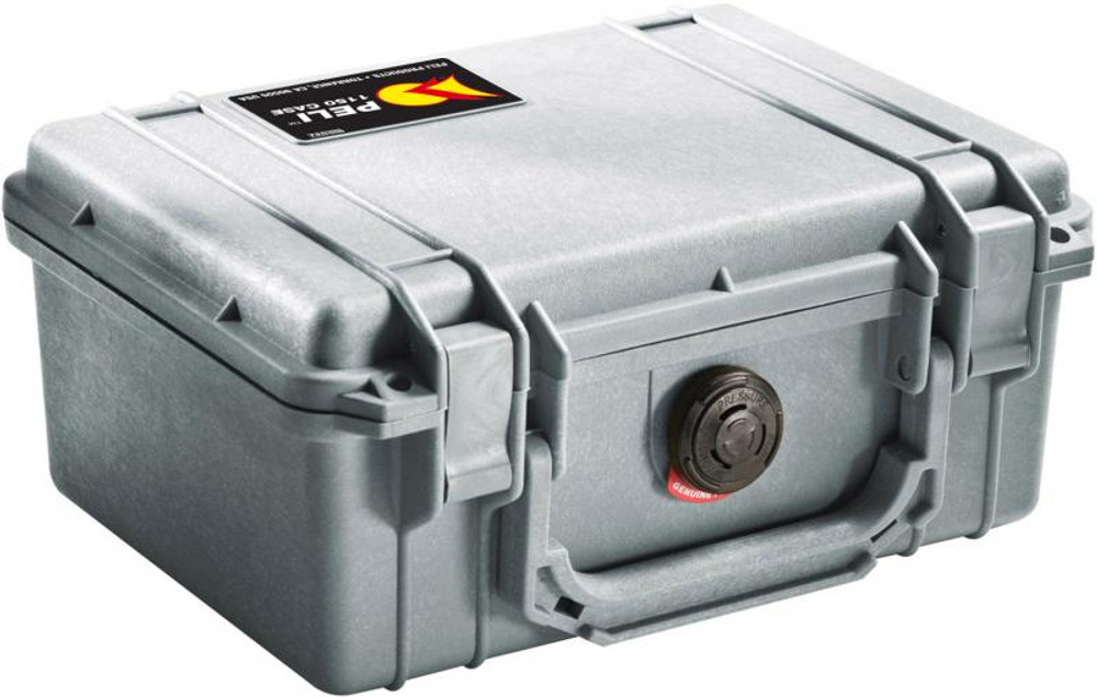 Защитный кейс Peli™ 1150 серый пустой