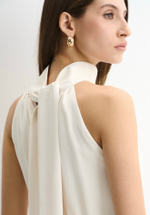 Платье Полли мини молочное