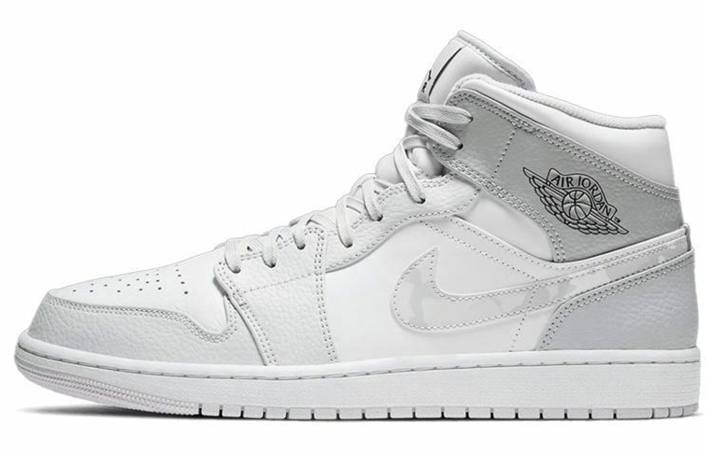 Кроссовки Jordan Air Jordan 1 Mid "Grey Camo" Dior