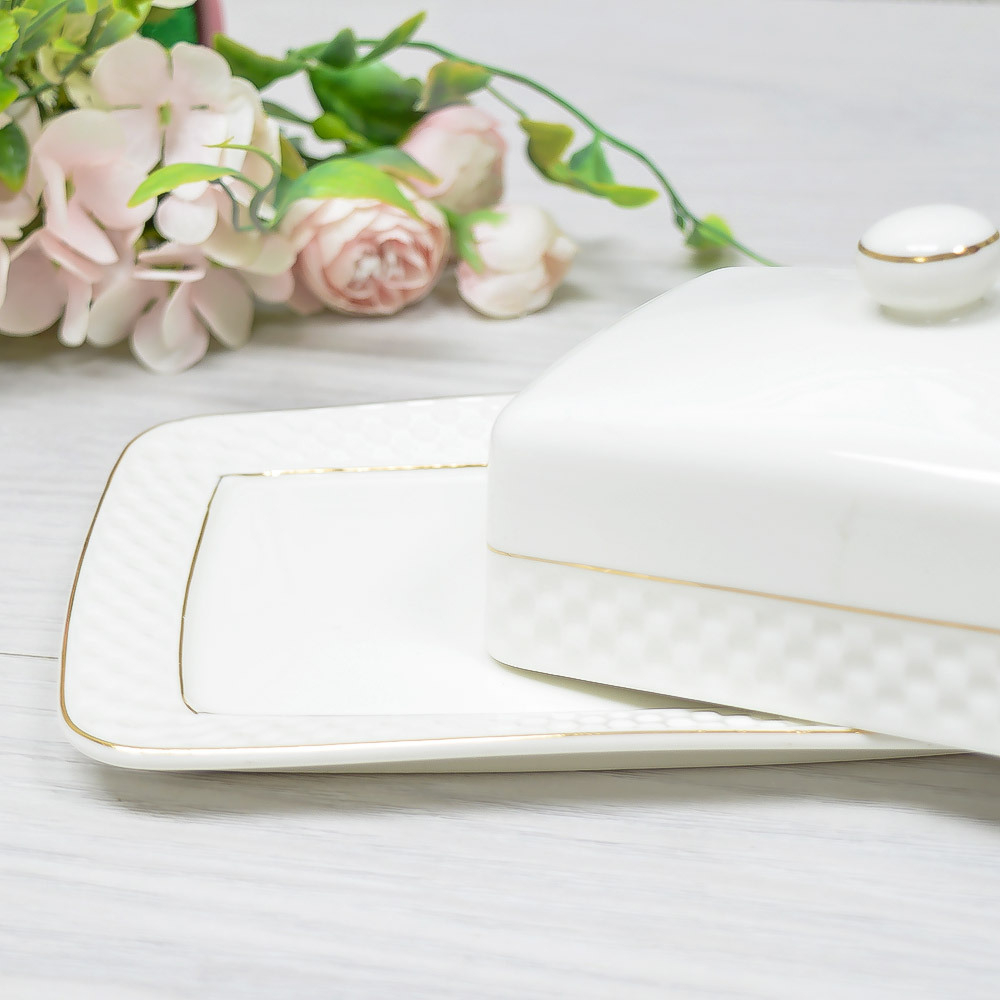 Масленка с крышкой 17,8см, 202399