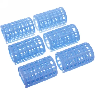 Бигуди пластмассовые с зажимом 6шт, цвет микс, d=36мм