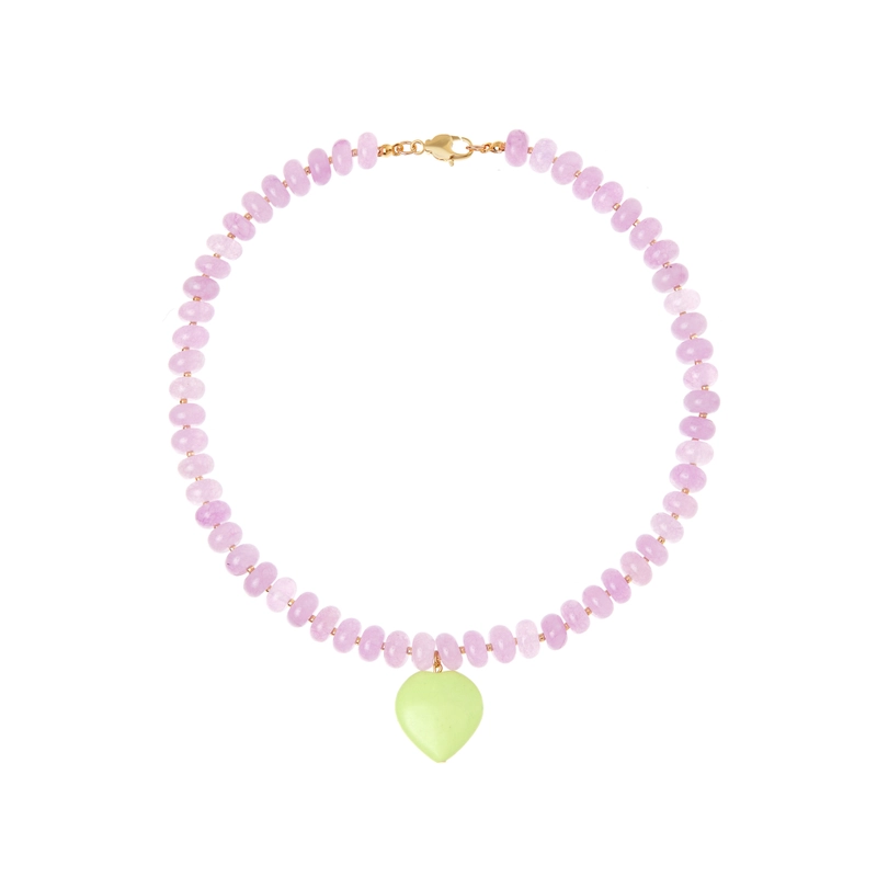 Колье Неоновая Любовь – Зеленое