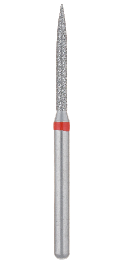 EDENTA F863.314.010 Алмазный бор 863 FG, d 1 мм, зернистость мелкая, форма пламя