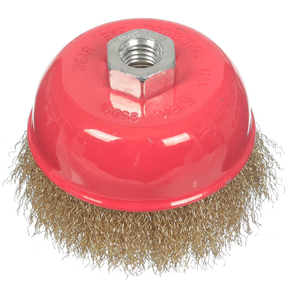 Щетка для УШМ Bartex, 100 мм, чашка, гайка М14, 995100, шт