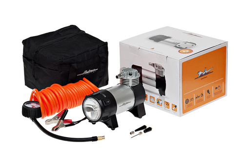 Компрессор Airline Expert 45 л/мин до 10 атм с крокодилами для грузовых а/м и джипов
