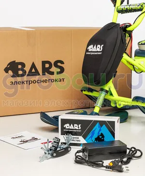 Детский электроснегокат BARS Lite 500W - Красный фото 17 фото №19